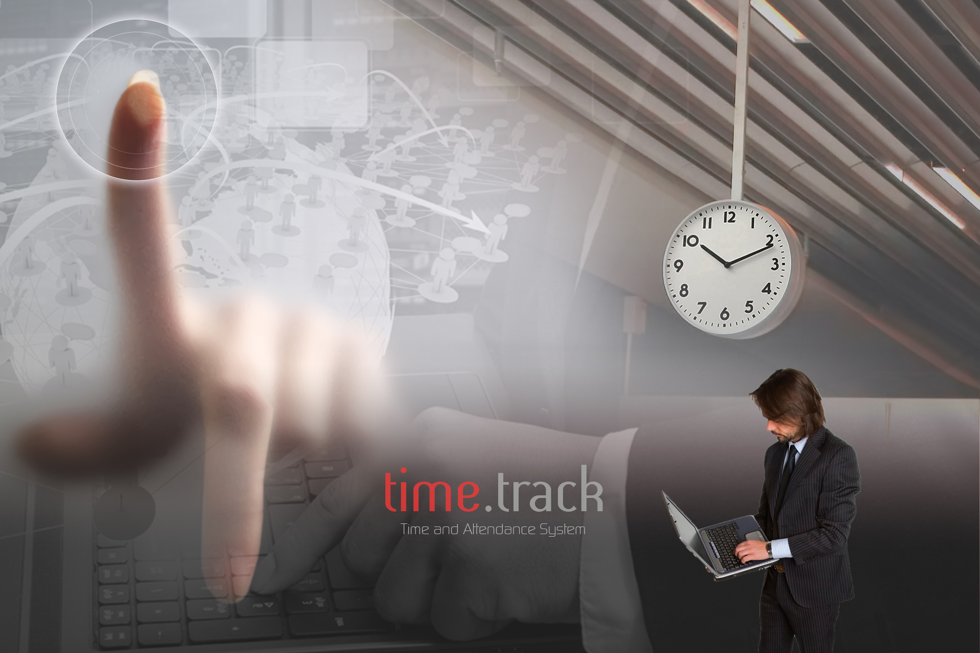 Software de Gestão de assiduidade e Relógios de Ponto time.track